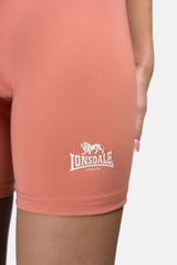 Lonsdale pantaloncini compressivi da donna Ludwell, terracotta