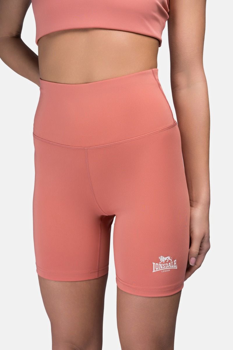 Lonsdale pantaloncini compressivi da donna Ludwell, terracotta