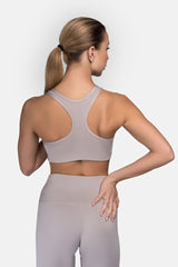 Reggiseno sportivo Lonsdale Wardour, grigio