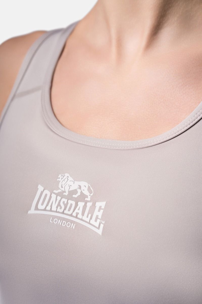 Reggiseno sportivo Lonsdale Wardour, grigio