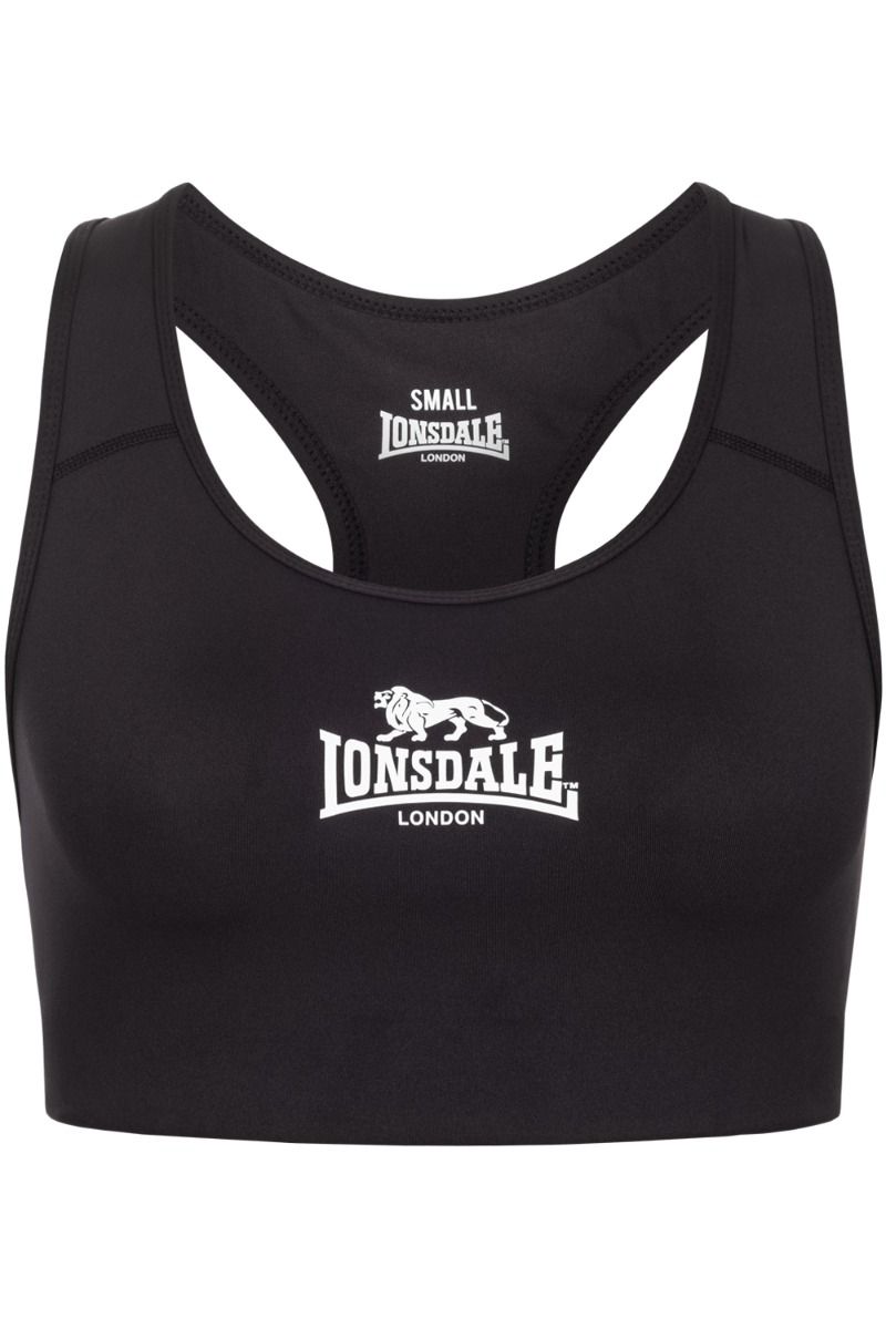 Reggiseno sportivo Lonsdale Wardour, nero