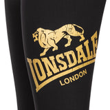 Leggings da donna Lonsdale Aglish, nero-oro