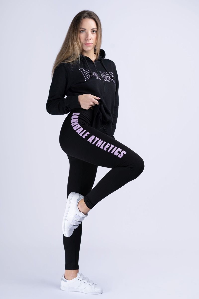 Leggings da donna Lonsdale Clashmore, neri