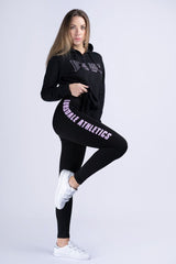 Leggings da donna Lonsdale Clashmore, neri