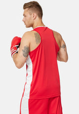 Canotta da boxe Lonsdale, rossa