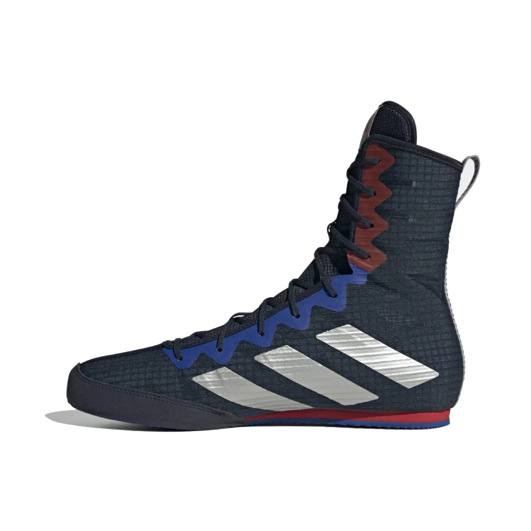 Adidas scarpe da boxe HOG 4, blu scuro-rosso