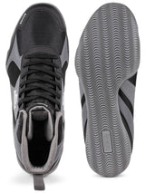 Scarpe da boxe Lonsdale Heskin, nero grigio