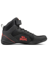 Scarpe da boxe Lonsdale Rufford, nero rosse