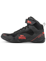 Scarpe da boxe Lonsdale Rufford, nero rosse