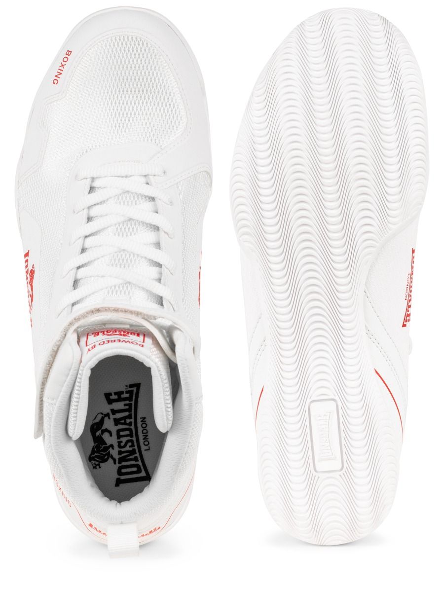 Scarpe da boxe Lonsdale Rufford, bianche