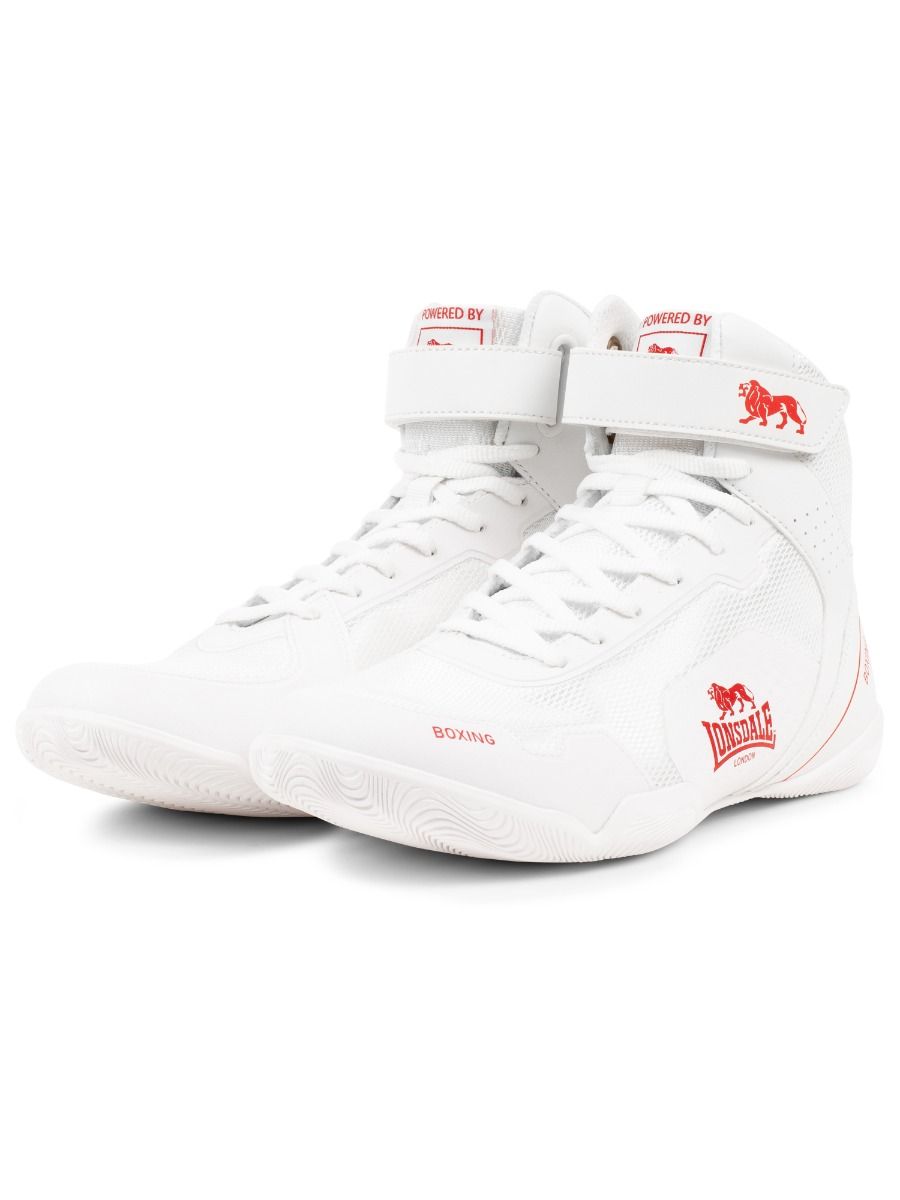Scarpe da boxe Lonsdale Rufford, bianche