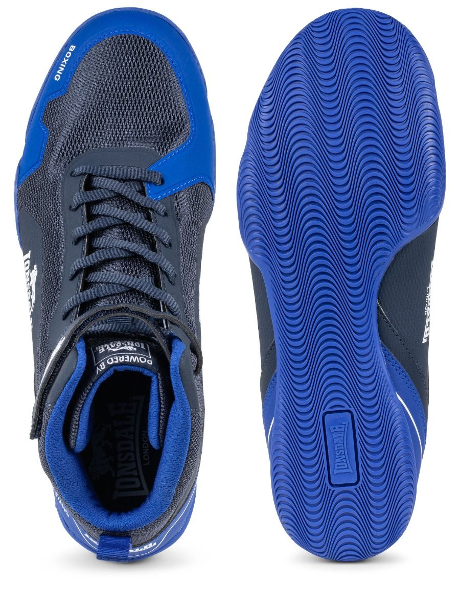 Scarpe da boxe Lonsdale Rufford, nero blu