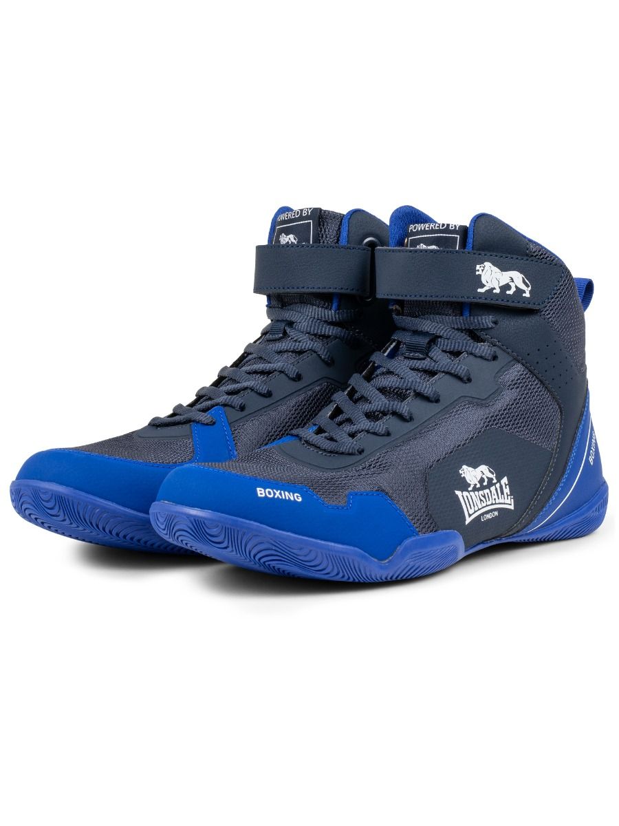 Scarpe da boxe Lonsdale Rufford, nero blu