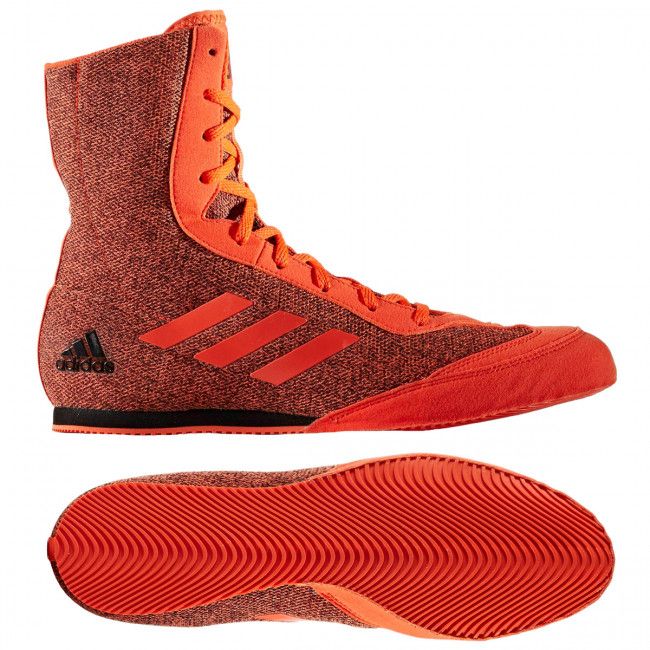 Scarpe da boxe Adidas HOG Plus, arancione - SALDI