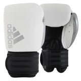 Guanti da boxe Adidas Hybrid 200, bianchi