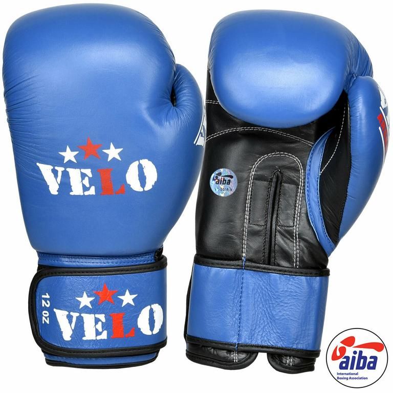 Guanti da boxe Adidas Velo AIBA, blu