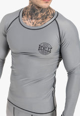 Ben Lee maglia tecnica a maniche lunghe da uomo Mossburn, grigio