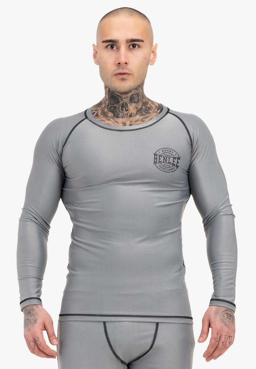 Ben Lee maglia tecnica a maniche lunghe da uomo Mossburn, grigio
