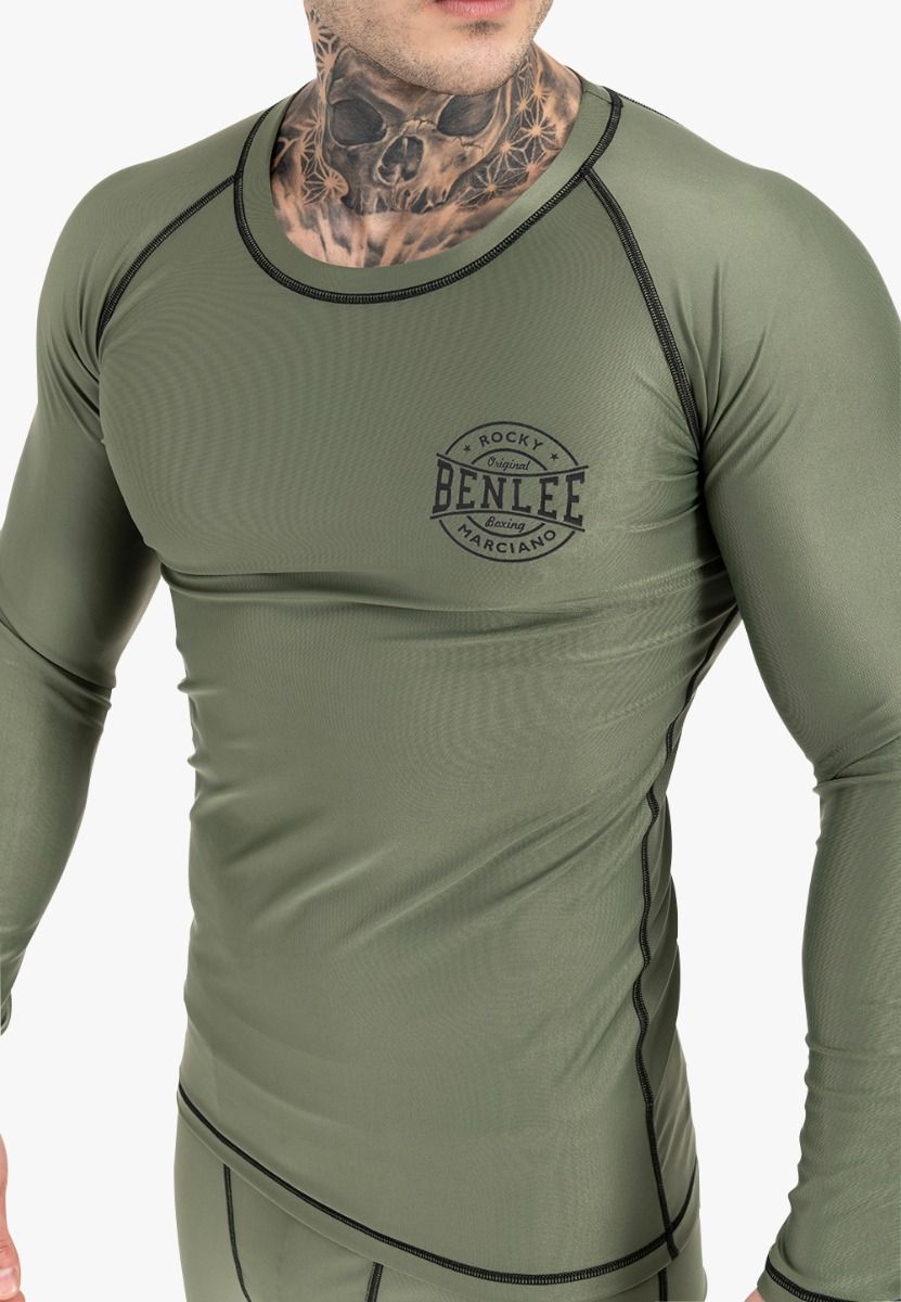 Ben Lee maglia funzionale a maniche lunghe da uomo Mossburn, oliva