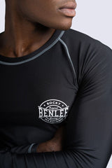 Ben Lee maglia tecnica a maniche lunghe da uomo Mossburn, nera