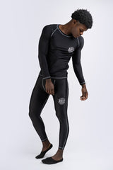 Ben Lee maglia tecnica a maniche lunghe da uomo Mossburn, nera