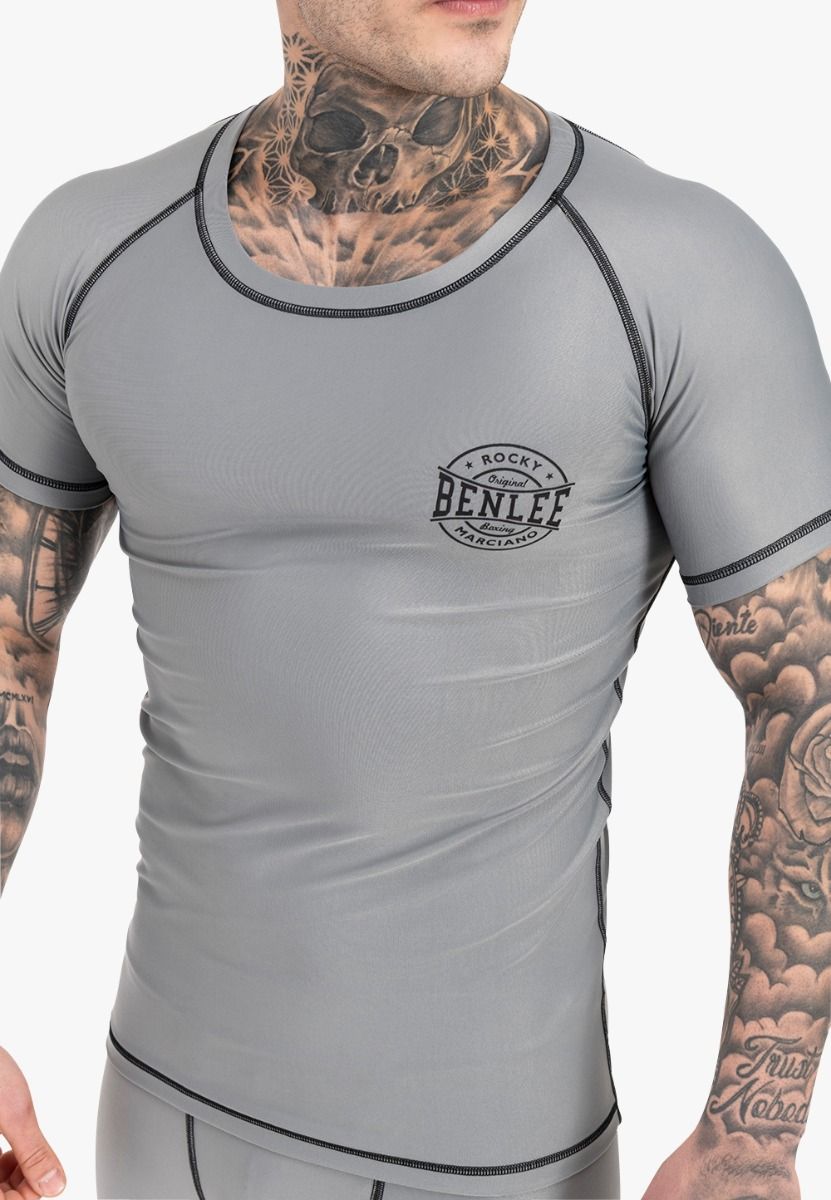 Ben Lee maglietta funzionale da uomo a maniche corte Limehills, grigia