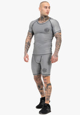 Ben Lee maglietta funzionale da uomo a maniche corte Limehills, grigia