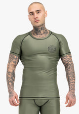 Ben Lee maglietta funzionale da uomo a maniche corte Limehills, oliva