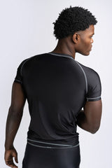 Ben Lee maglietta funzionale da uomo a maniche corte Limehills, nera