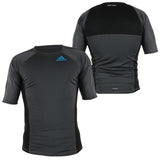 Adidas maglietta rashguard corta Grappling, nera
