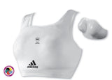 Adidas protezione per il seno femminile WKF, bianco