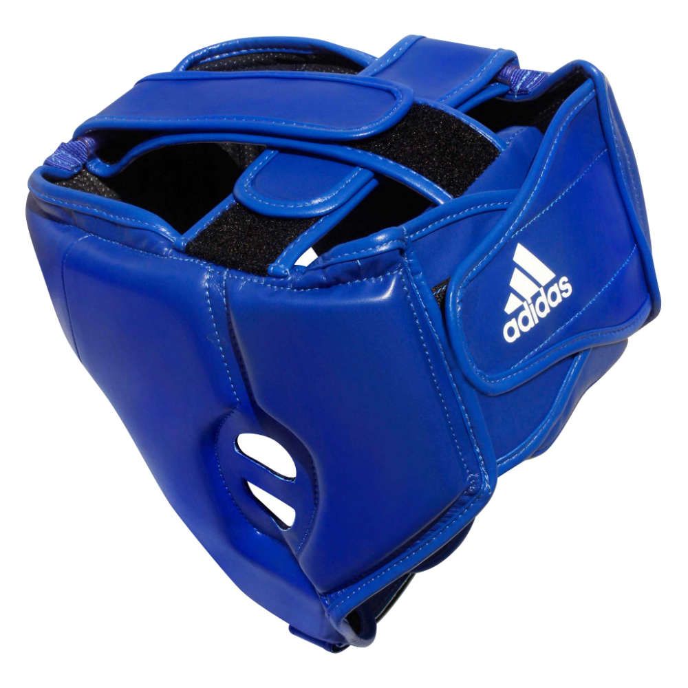 Casco da boxe Adidas Hybrid 50, blu