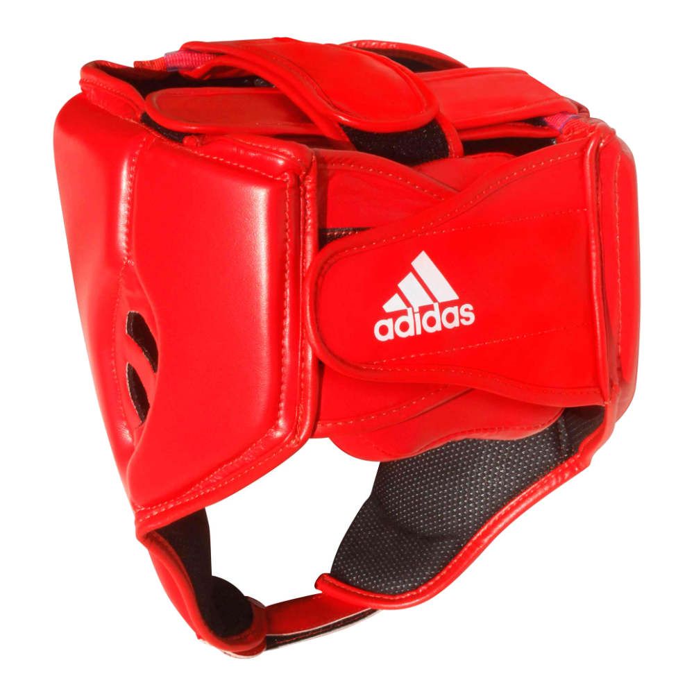 Casco da boxe Adidas Hybrid 50, rosso