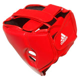 Casco da boxe Adidas Hybrid 50, rosso