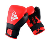 Guantoni da boxe Adidas Hybrid 250, rosso-nero