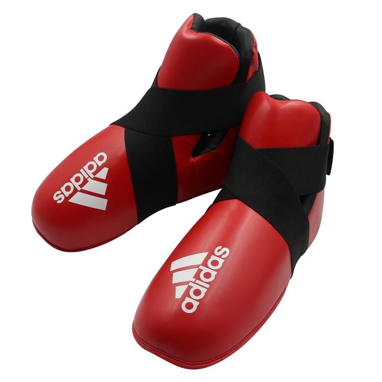Adidas pantofole da kickboxing Super Safety, rosse