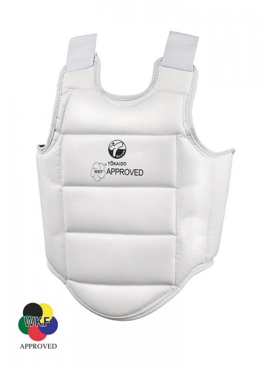 Tokaido protezione per il corpo per bambini Youth WKF, bianco
