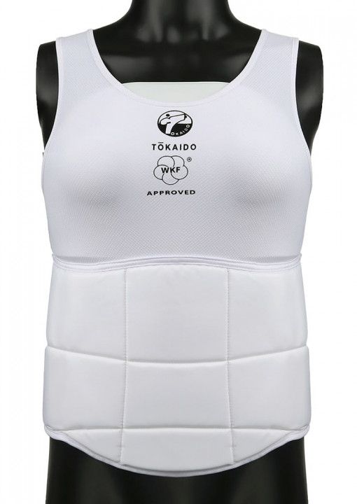 Tokaido protezione corpo PRO Lady WKF, bianco