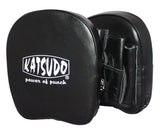 Katsudo guanti da boxe in pelle Apple, nero