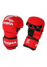 Guanti da sparring Zebra MMA, rossi