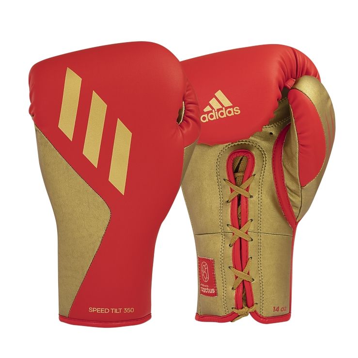 Guanti da boxe Adidas Speed Tilt 350 Pro, rossi
