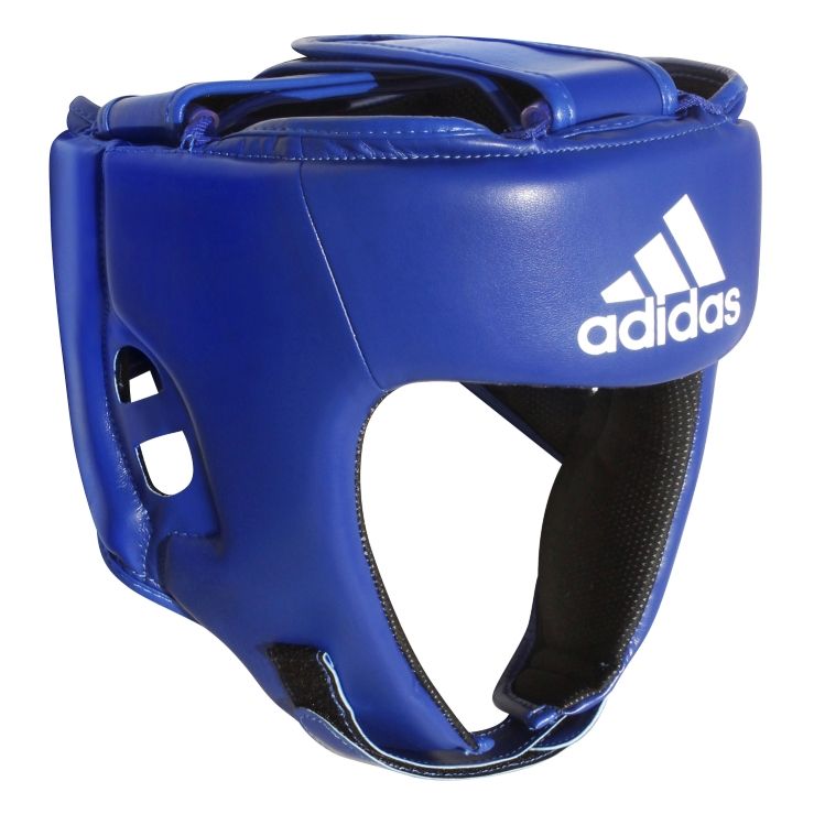 Casco da boxe Adidas Hybrid 50, blu