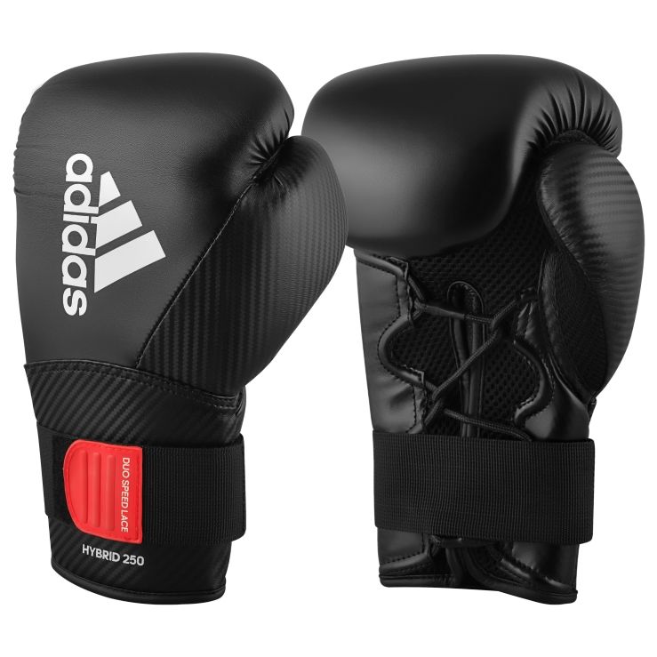 Guanti da boxe Adidas Hybrid 250, neri