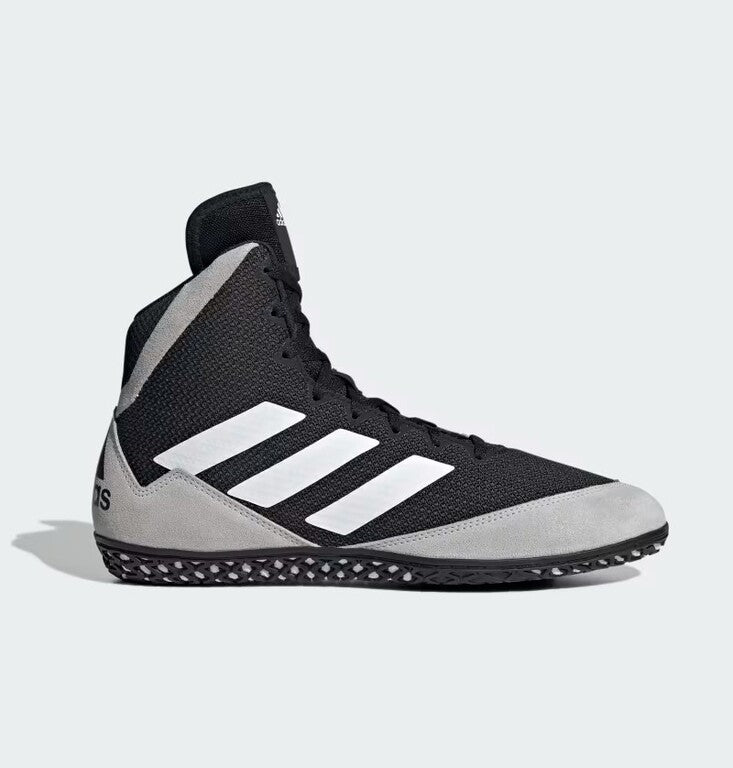 Adidas scarpe da lotta Mat Wizard 5, nero-grigio