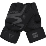Guanti da grappling RDX in neoprene, nero opaco
