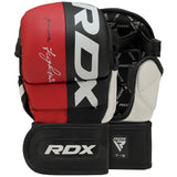 Guanti da sparring MMA RDX T6, rosso-nero