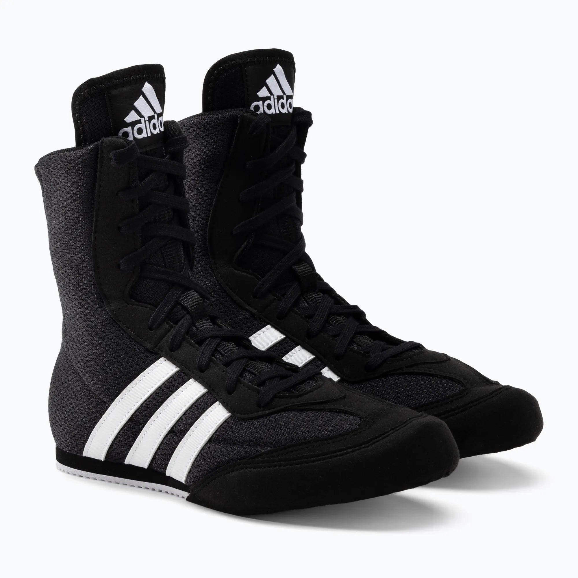Scarpe da boxe Adidas HOG.2, nero-bianco