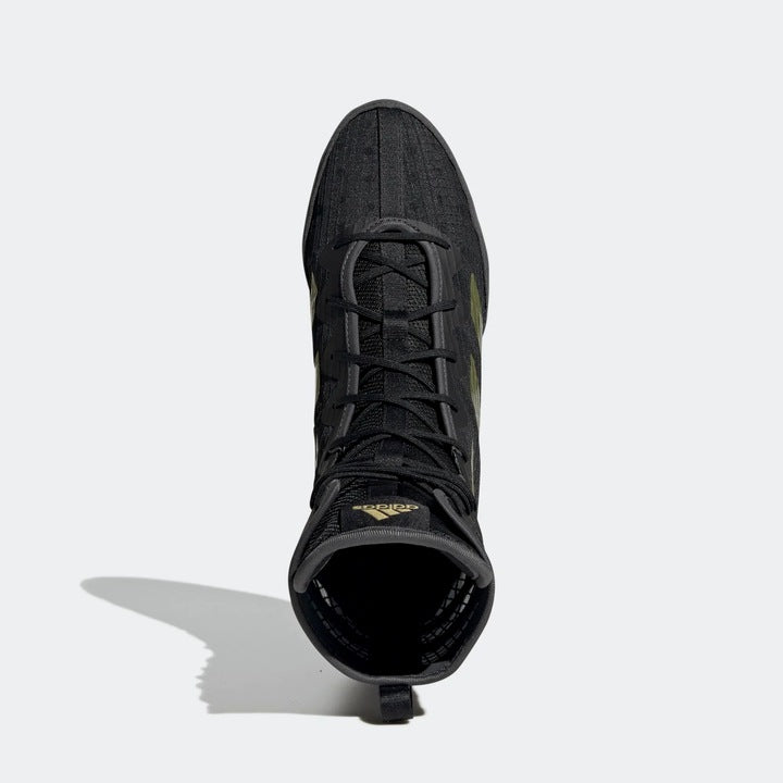 Scarpe da boxe Adidas HOG 4, nero-oro