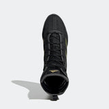 Scarpe da boxe Adidas HOG 4, nero-oro