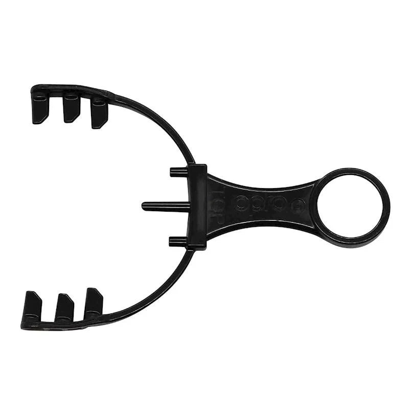 Adidas paradenti Opro Platinum, rosso-nero-bianco